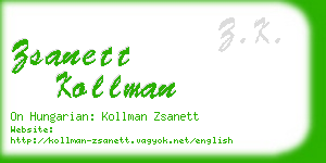 zsanett kollman business card
